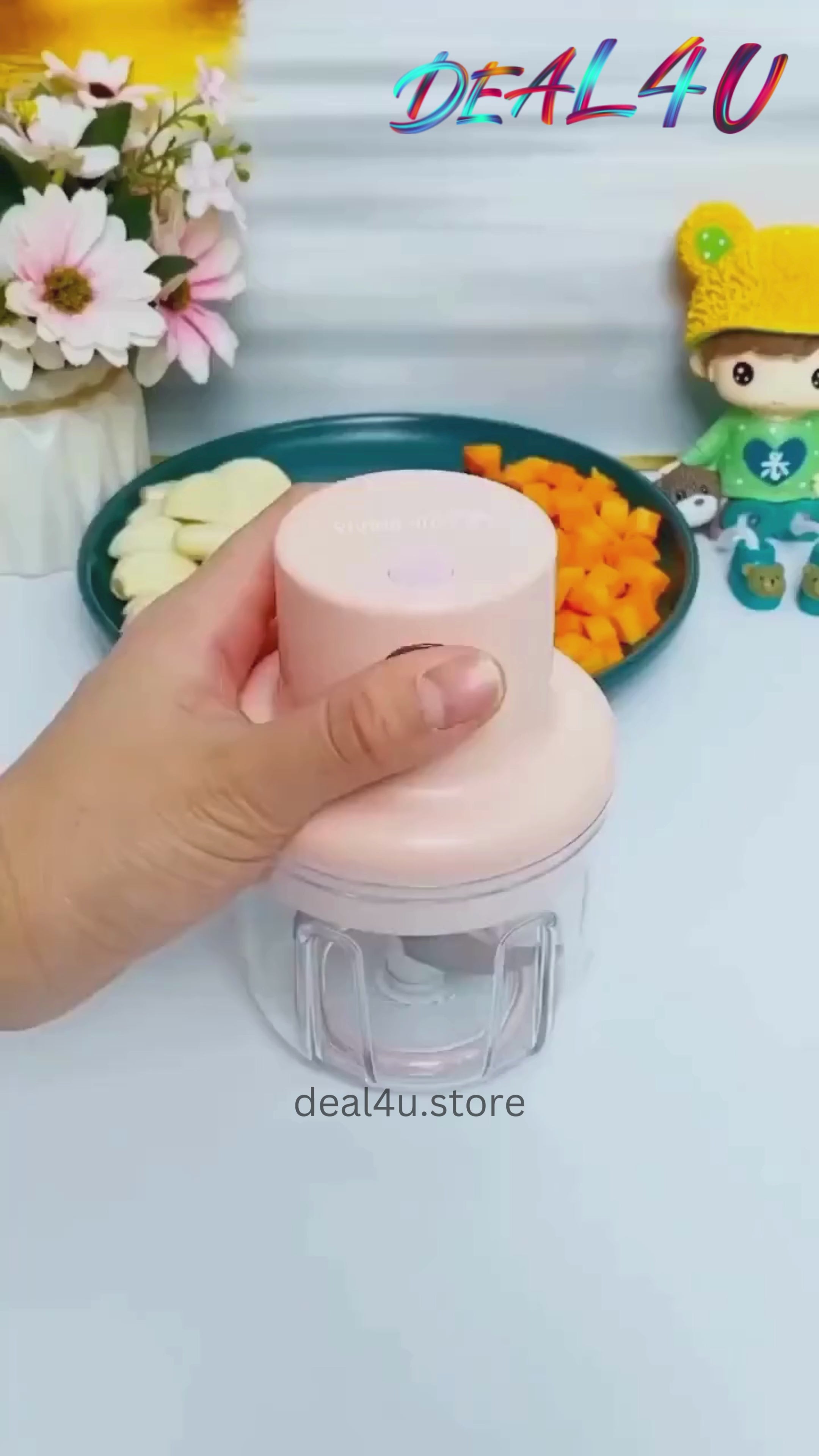 Electric Meat & Vegetable Chopper 250ml